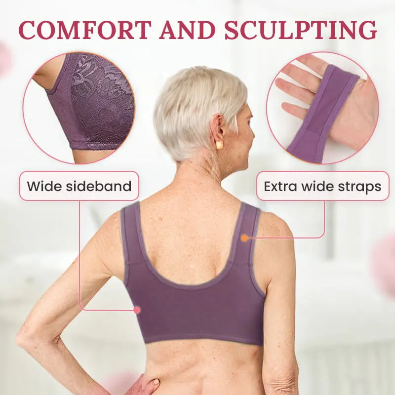Wireless Lace Front Closure Bra: Stop Wrestling With Back Hooks
