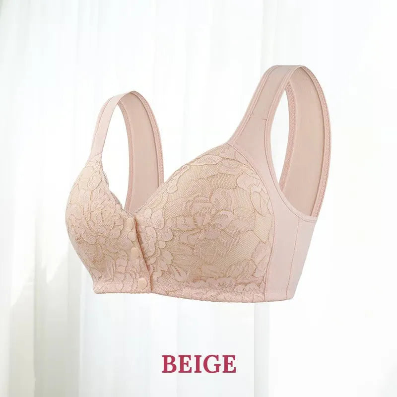 Wireless Lace Front Closure Bra: Stop Wrestling With Back Hooks