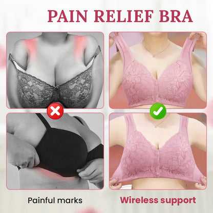 Wireless Lace Front Closure Bra: Stop Wrestling With Back Hooks