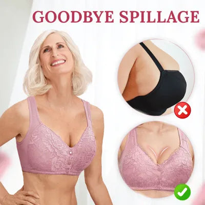 Wireless Lace Front Closure Bra: Stop Wrestling With Back Hooks