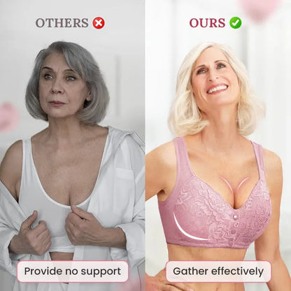 Wireless Lace Front Closure Bra: Stop Wrestling With Back Hooks